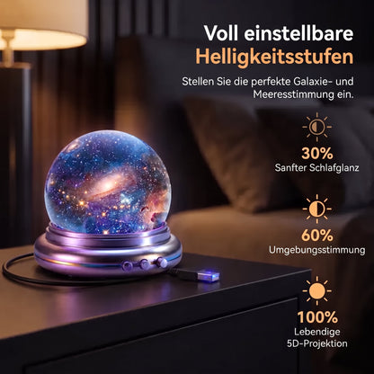 Offizieller Shop |✨🐳SCNDR® 360° Intelligenter Holografischer Sternenhimmel‑Projektor (HD Smart Dynamic 5D)