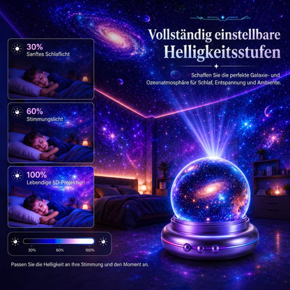 Offizieller Shop |✨🐳SCNDR® 360° Intelligenter Holografischer Sternenhimmel‑Projektor (HD Smart Dynamic 5D)