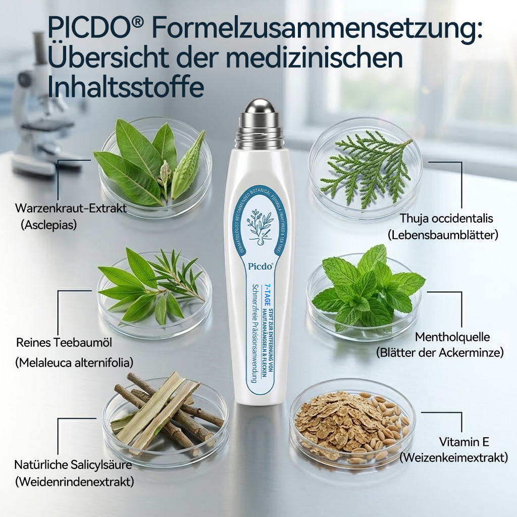 Offizieller Shop | 🎉🎁 𝐏i𝐜𝐝o® 7-Tage-Serum zur Entfernung von Hautanhängseln & Flecken (schmerzfrei, narbenfrei, Roll-On) 🔥